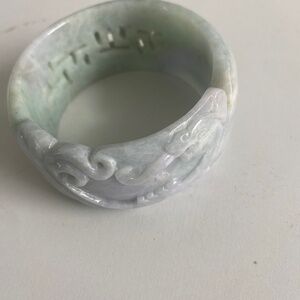 Jade 1 1/2” bangle bracelet 2 3/4” citcfrance